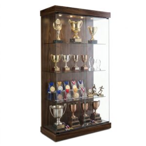Tủ kính trưng bày sản phẩm mỹ phẩm túi xách cup huy chương TK004